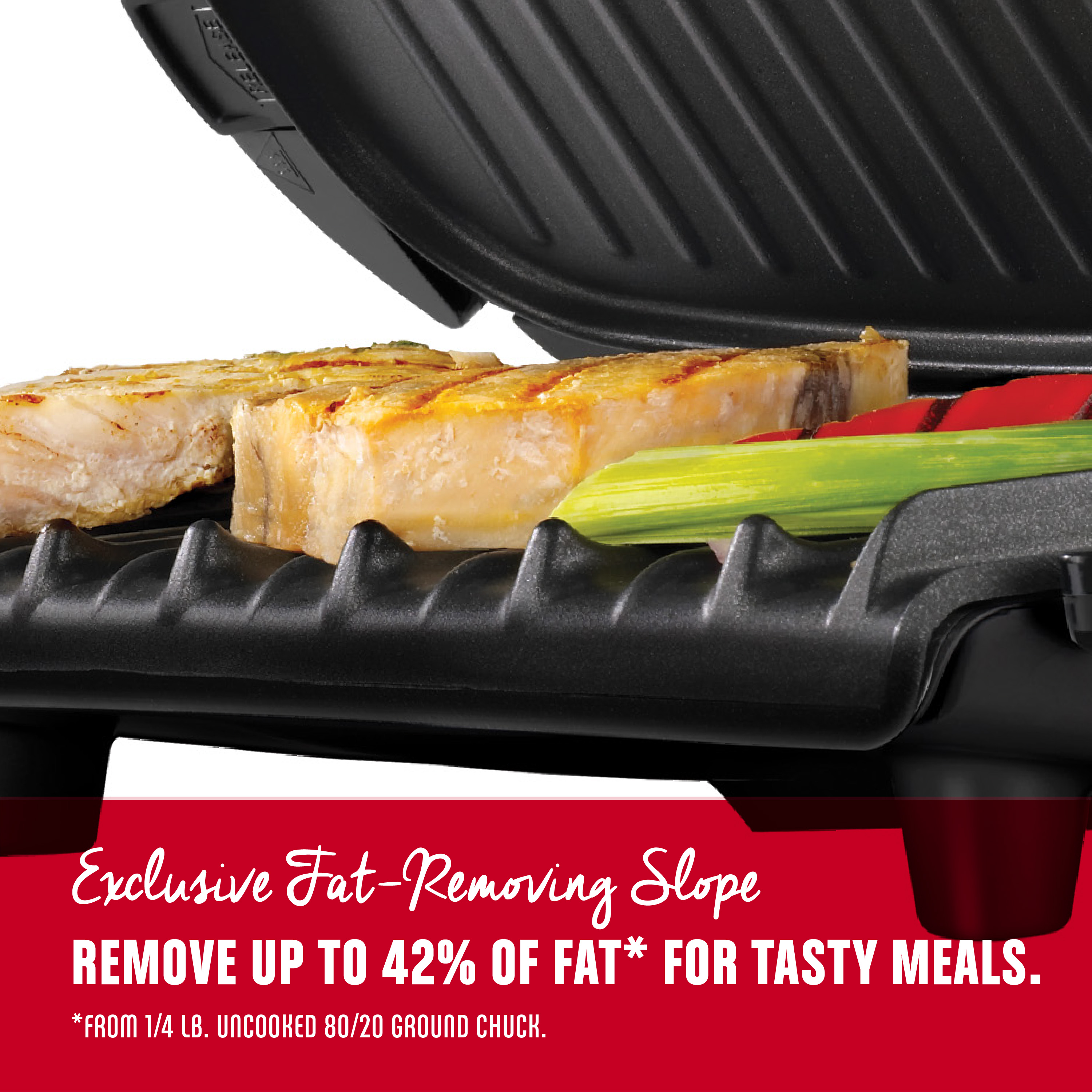 Large george foreman grill with removable plates online